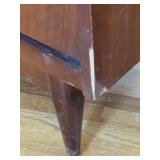 Mid-Century Modern 3-Drawer Wood Nightstand