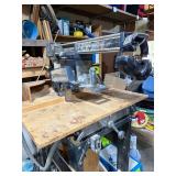 Wards Powr-Kraft 10-Inch Radial Arm Saw with Stand