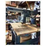 Wards Powr-Kraft 10-Inch Radial Arm Saw with Stand