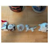 Collection of 7 Native American Miniature Pottery and Figurines, Acoma Pueblo, Robert Tenorio & P. Jim