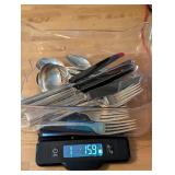 Vintage Silver-Plated Flatware Set in Wooden Presentation Box