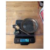 Sterling Silver Tableware Set: Sweetheart Rose Spoon, Frank M. Whiting & Co. Plate, Salt & Pepper Shakers