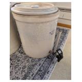 5 Gallon Stoneware Crock Water Dispenser with Lid and Spigot