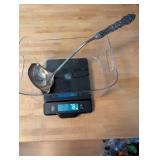 R Wallace Sterling Silver Ornate Large Soup Ladle 7.8g