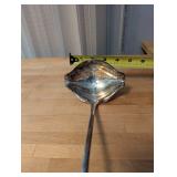 R Wallace Sterling Silver Ornate Large Soup Ladle 7.8g