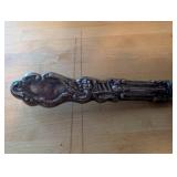 R Wallace Sterling Silver Ornate Large Soup Ladle 7.8g