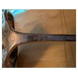 R Wallace Sterling Silver Ornate Large Soup Ladle 7.8g