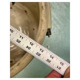 Western Stoneware 5 Gallon Crock with Maple Leaf Design