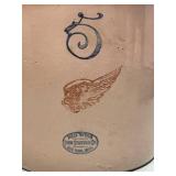 Vintage Red Wing Union Stoneware 5 Gallon Crock with Lid