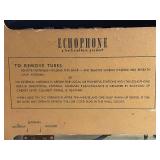 Vintage Echophone Tube Radio with Wood Cabinet by Hallicrafters