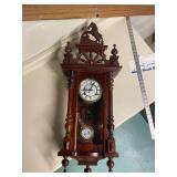 Vintage The Time Mfg. Co. Wall Clock with Horse Topper