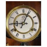 Vintage The Time Mfg. Co. Wall Clock with Horse Topper