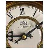 Vintage The Time Mfg. Co. Wall Clock with Horse Topper