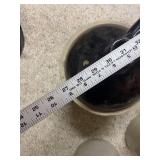 Collection of 5 Antique Stoneware Whiskey Jugs Including Western Stoneware