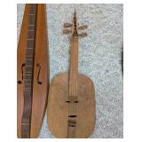 Set of 3 Vintage Folk Stringed Instruments