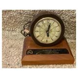 Lot of 2 Vintage Clocks - Desktop and Wall Mount