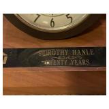 Lot of 2 Vintage Clocks - Desktop and Wall Mount