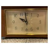 Vintage General Electric Model 7537 Wood Electric Alarm Clock