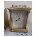 Set of 3 Brass Mantel Clocks Assorted Styles