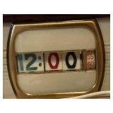 Vintage Pennwood Numechron Tymeter TV Model Flip Clock