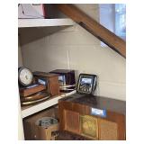 Vintage Ingraham Fireball Radium Alarm Clock