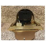 Set of 3 Brass Tabletop Clocks Howard Miller Linden Quartz