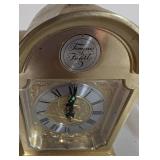 Set of 4 Vintage Brass Mantel Clocks Assorted Styles
