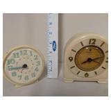 Pair of Vintage Alarm Clocks - Westclox and Westinghouse