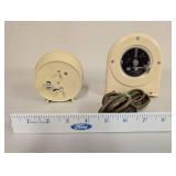 Pair of Vintage Alarm Clocks - Westclox and Westinghouse