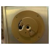 Howard Miller Desk and Mantel Clock Set with Gold Tone Finish