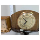 Collection of 3 Vintage Electric Mantle and Desk Clocks