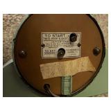 Vintage Harvard Electric Mantel Clock with Metal Base