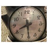 Vintage Teapot Clock and Portable Clock Radio Set