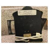 Vintage Teapot Clock and Portable Clock Radio Set