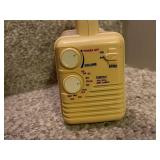 Vintage Teapot Clock and Portable Clock Radio Set