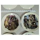 Set of 12 Hamilton Collection Charles Dickens Character Plates by Howard Pylek