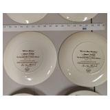 Set of 12 Hamilton Collection Charles Dickens Character Plates by Howard Pylek