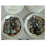 Set of 12 Hamilton Collection Charles Dickens Character Plates by Howard Pylek