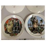 Set of 12 Hamilton Collection Charles Dickens Character Plates by Howard Pylek