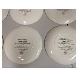 Set of 12 Hamilton Collection Charles Dickens Character Plates by Howard Pylek