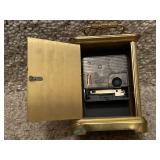 Pair of Vintage Brass Carriage Mantel Clocks - Ethel Allen & Howard Miller