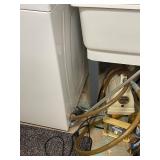 Howard Miller Brass and Glass Tabletop Mantel Clock