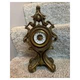 Collection of 4 Vintage Mantel Clocks Ornate Designs