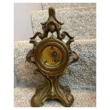 Collection of 4 Vintage Mantel Clocks Ornate Designs