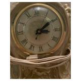 Collection of 4 Vintage Mantel Clocks Ornate Designs