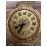 Collection of 4 Vintage Mantel Clocks Ornate Designs