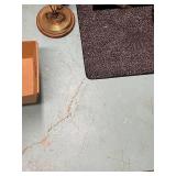 Vintage United Metal Eagle Mantel Clock with Chains and Roman Numerals