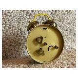 Collection of 5 Vintage Wind-Up Alarm Clocks Mixed Brands