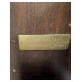 Junghans Vintage Mantel Clock with Wooden Case and Pendulum