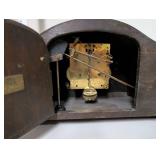 Junghans Vintage Mantel Clock with Wooden Case and Pendulum